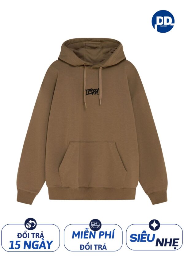 Áo Hoodie Nam Oversize DidiwFashion Màu Nâu