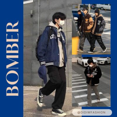 Phối áo hoodie với áo khoác bomber đậm chất cá tính