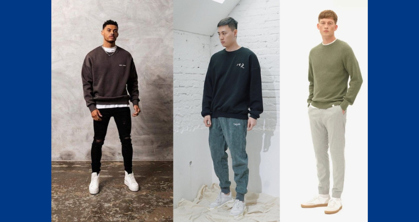 Top những cách phối đồ với áo sweater nam được giới trẻ yêu thích nhất